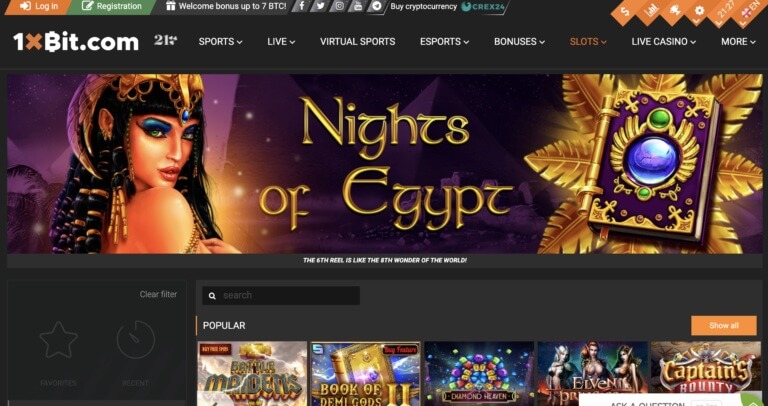 1xBit Casino incelemesi